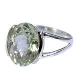 Olivia Light Green Solitaire Ring Elegant Gemstone